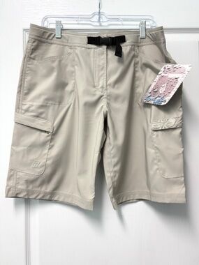 Level Six Women's Cargo Shorts Size 10 Aphrodite Expedition Beige Hiking Camping